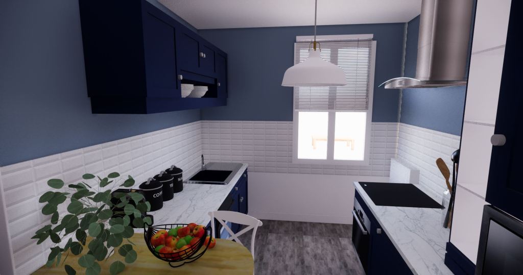 photo réaliste projet de cuisine de M. C.